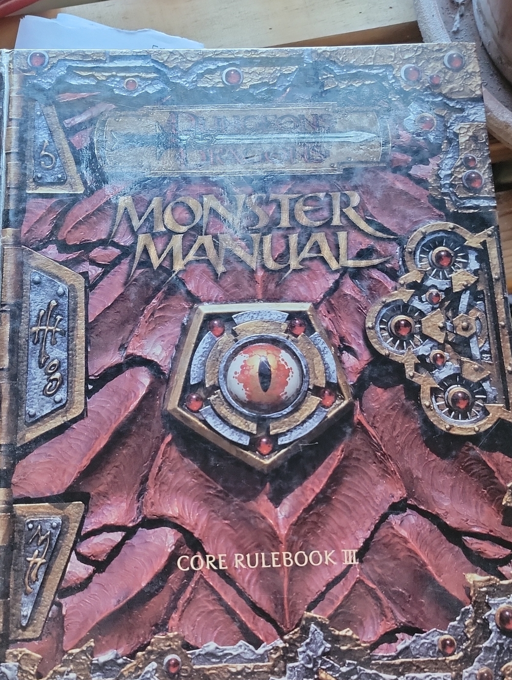 Monster Manual Core Rulebook III - Red Hardcover Gaming Guide